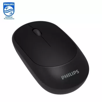 Philips M314 Κομψό & συμπαγές ασύρματο ποντίκι 3 κουμπιά 800/1000/1200/1600dpi μαύρο