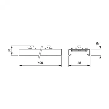 Philips Maxos LL500Z MB-SW WH Ανάρτηση, αδιαβάθμητα ρυθμιζόμενη, λευκή