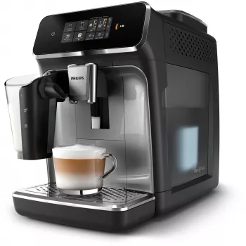 Philips Series 2300 LatteGo Αυτόματη μηχανή εσπρέσο EP2339/40 Μαύρο/Ασημί