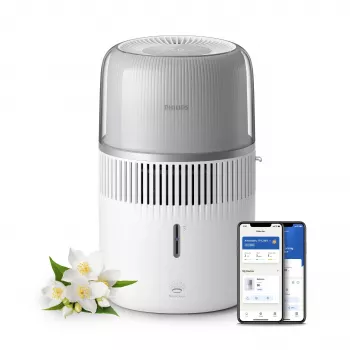 Philips Series 5000 HU5710 Διαχύτης Αρώματος και Υγραντήρας Ασημί Λευκό