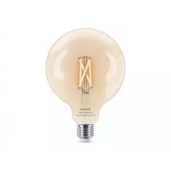 Philips Smart Wi-Fi λάμπα LED G125 E27 7W (ισοδύναμη 60W) Tunable White διαφανής