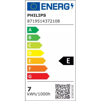 Philips Smart Wi-Fi λάμπα LED G125 E27 7W (ισοδύναμη 60W) Tunable White διαφανής