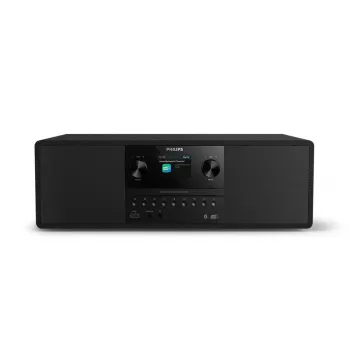 Philips TAM6500/10 Micro Hi-Fi Σύστημα με Bluetooth, CD, USB, FM-Ραδιόφωνο, Μαύρο