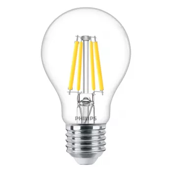 Philips Value λάμπα LED Filament A60 3.4W E27 470lm 2700K θερμό λευκό