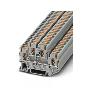 Phoenix 3210567 PTTB 2.5 διώροφος ακροδέκτης σειράς, Push-in, 2,5 mm², 500 V, 22 A, γκρι