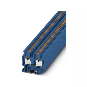 Phoenix 3248126 MPT 2,5 BU Μίνι ακροδέκτης διέλευσης, σύνδεση βίδας, μπλε