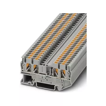 Phoenix Contact PT 2,5-QUATTRO Κλέμα διέλευσης, Push-in, 4 αγωγών, 2,5 mm², 800 V, 24 A, γκρι