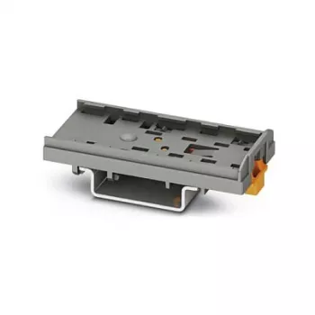 Phoenix Contact PTFIX-NS35 προσαρμογέας ράγας DIN για μπλοκ διανομής, γκρι πολυαμίδιο, NS 35/7,5 & NS 35/15