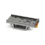 Phoenix Contact PTFIX-NS35 προσαρμογέας ράγας DIN για μπλοκ διανομής, γκρι πολυαμίδιο, NS 35/7,5 & NS 35/15