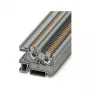 Phoenix Contact PTI 2.5 Push-In κλέμα εγκατάστασης, 2 όροφοι, 2,5 mm², 500 V, 24 A, ράγα DIN, γκρι