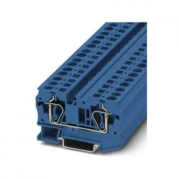 Phoenix Contact ST 6 BU ακροδέκτης διέλευσης, Push-in, 6 mm², μπλε