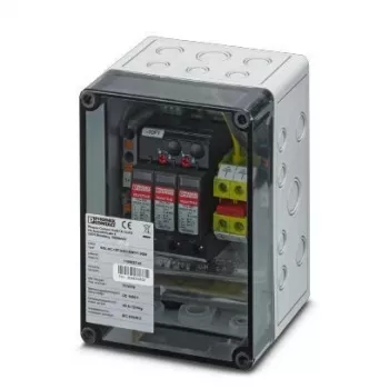 PHOENIX CONTACT Κουτί απαγωγού υπέρτασης για 1 MPPT, Τύπου 1/Τύπου 2, 1000 V DC, IP65