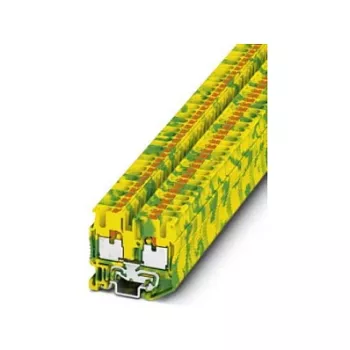 Phoenix MPT 2,5-PE Μίνι κλέμα αγωγού γείωσης, Push-in, 2,5 mm², πράσινο-κίτρινο