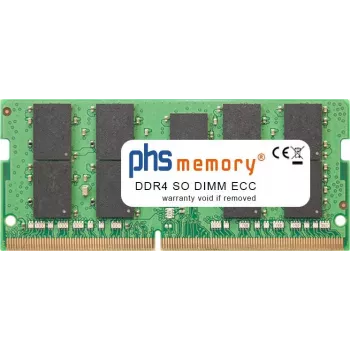 PHS-memory 32GB DDR4 ECC SO-DIMM 3200MHz PC4-25600E Μνήμη για Ugreen NASync DXP2800 GT SP621486