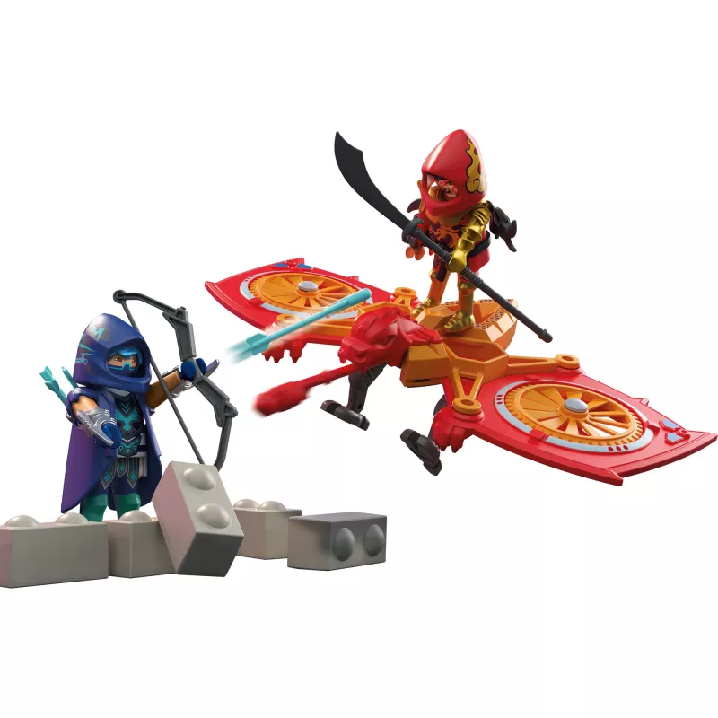 Playmobil 71833 Heroes: drone ηρώων κατά κακού ninja