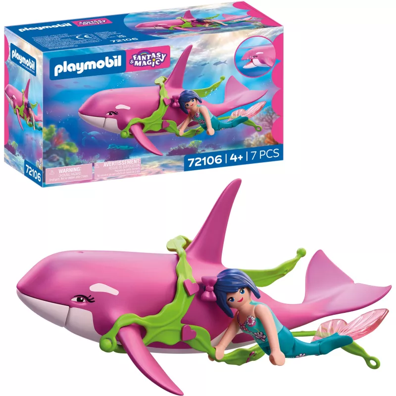 Playmobil 72106 Fantasy & Magic Orca με γοργόνα