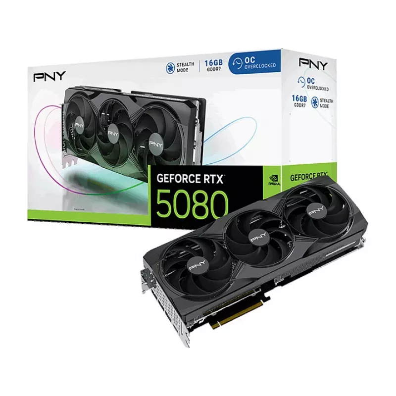 PNY GeForce RTX 5080 OC Κάρτα Γραφικών - GeForce RTX 5080