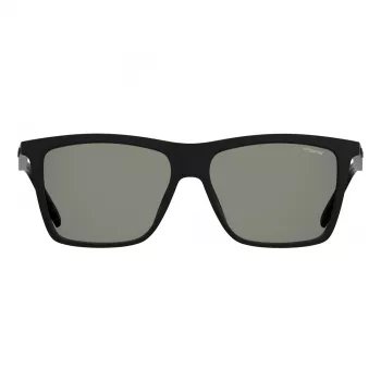 Polaroid PLD2050S807 ανδρικό πολωμένο ορθογώνιο γυαλί ηλίου - μαύρο/γκρι 55mm