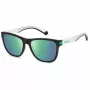 POLAROID PLD2138S3OL Unisex Ορθογώνια Γυαλιά Ηλίου - Σκελετός Havana, καφέ πολωμένοι φακοί
