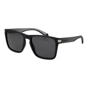 POLAROID PLD2139S56O6W unisex ορθογώνιο γυαλί ηλίου - σκελετός Havana, καφέ πολωμένοι φακοί, 56/18/140 mm