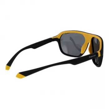 Polaroid PLD2152S58PGC Unisex Ορθογώνια Γυαλιά ηλίου - Γκρι σκελετός, Γκρι πολωτικοί φακοί, UV400
