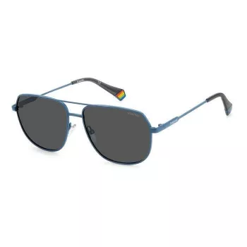 Polaroid PLD6195SXFLLF unisex ορθογώνια γυαλιά ηλίου - πολωτικά UV400 58mm