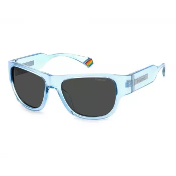 POLAROID PLD6197SMVU Unisex Ορθογώνια Ηλιακά Γυαλιά Πολωμένα UV400 55mm