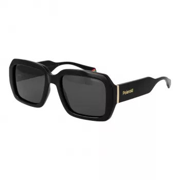 Polaroid PLD6223SX5480 Unisex ορθογώνια γυαλιά ηλίου Havana 54 mm