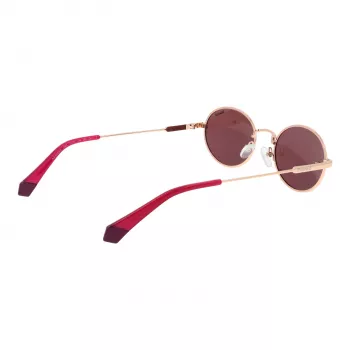 Γυαλιά ηλίου Unisex ορθογώνια Polaroid PLD6228SX53LT - Σκελετός Havanna, καφέ πολωτικοί φακοί - 53 mm