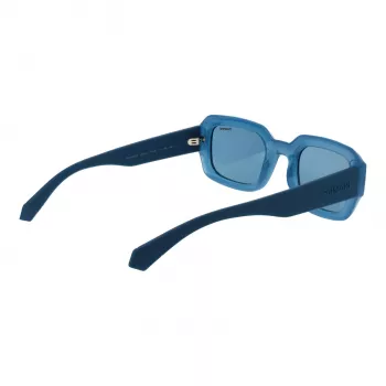 Polaroid PLD6239SX51MV Unisex ορθογώνια γυαλιά ηλίου - Μαύρος σκελετός γκρι φακοί 51mm