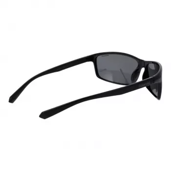 Polaroid PLD7036S63807 unisex ορθογώνια γυαλιά ηλίου - μαύρος σκελετός γκρι φακοί