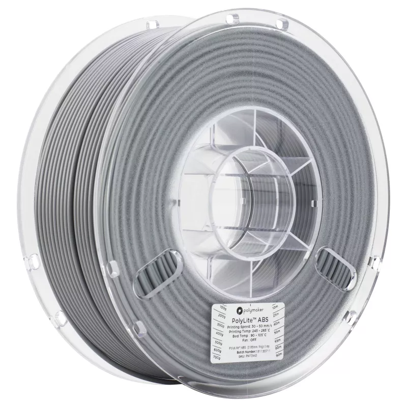 Polymaker ABS Filament 1,75mm, Γκρι, 1kg