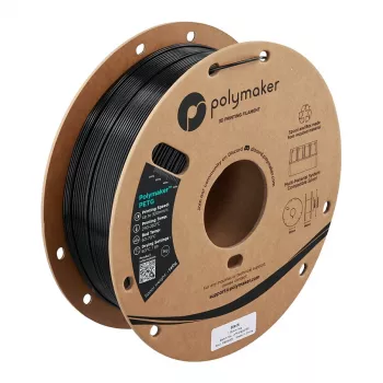 Polymaker PETG νήμα εκτυπωτή 3D, 1,75 mm, 1 kg, μαύρο