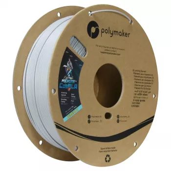 Polymaker CosPLA Version A PLA Filament 1.75mm Λευκό 1kg – Εύκολο στο τρίψιμο και στο βάψιμο