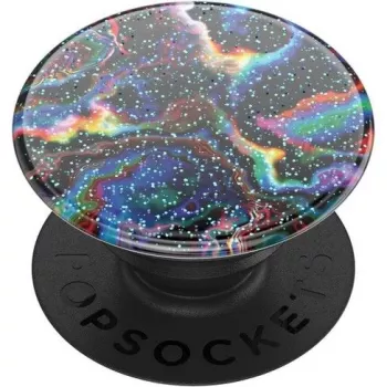 Popsockets Glitter Rainbow Void PopGrip Standard λαβή και βάση τηλεφώνου