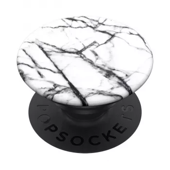 PopSockets Swappable PopGrip Βάση Κινητού, Dove White Marble