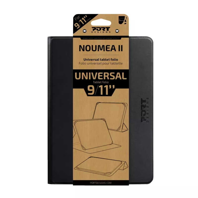 Port Designs Noumea II Θήκη folio universal 9/11 για tablet – μαύρο
