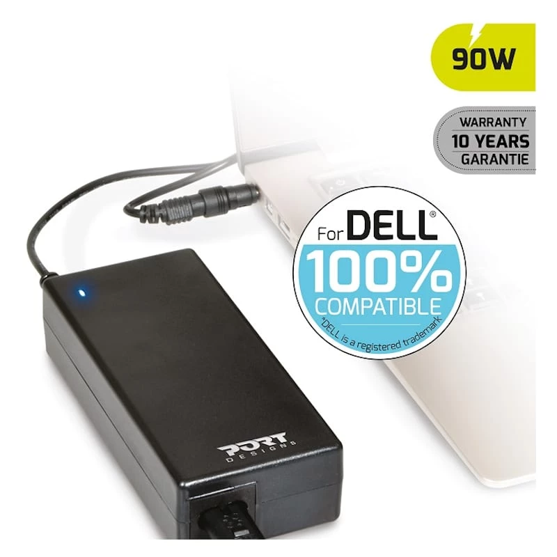 PORT DESIGNS Port Connect 90W προσαρμογέας notebook Dell - μαύρο