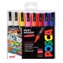 POSCA PC-5M Σετ Μαρκαδόρων με Στρογγυλή Μύτη, Διάφορα Χρώματα, 16 Τεμάχια