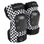 Pro-Tec επιγονατίδες Checker L - μαύρο/λευκό καρό μοτίβο, Large, υψηλής αποτελεσματικότητας προστασία για skateboarding, rollerblading, BMX, scooter