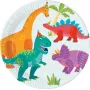 Procos Dino Party Χάρτινα Πιάτα 23cm Συσκευασία 8 τεμ. 97973