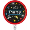 PROCOS Gaming Party χάρτινα πιάτα 23cm συσκευασία 8 τεμ. (93769)