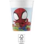 Procos Marvel Spider-Man χάρτινα ποτήρια 200ml συσκευασία 8 τεμ. ποτήρια πάρτι 94877