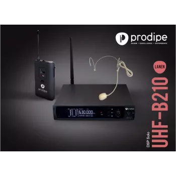 Prodipe B210SOLO DSP UHF Ασύρματο σύστημα μικροφώνου ακουστικών (F5, 863-865 MHz)