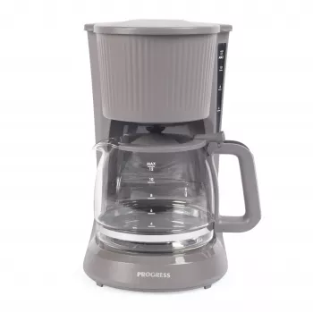 Progress EK6658PVDE Mellow Καφετιέρα φίλτρου - 1,25 l, 900 W, Γκρι/Ασημί