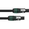 PSSO Καλώδιο ηχείου Speakon 4x2,5 mm² 0,5 m Μαύρο 30227928