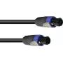PSSO Καλώδιο Ηχείου Speakon 4x2,5 mm² 10m Μαύρο 30227931