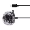 PULUZ Μικρόφωνο Jack Tie με κλιπ PU425 1,5m USB-C