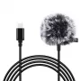 PULUZ Μικρόφωνο Jack Tie με κλιπ PU425 1,5m USB-C