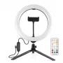 PULUZ LED Ring Light 26cm με τρίποδο 8,3cm USB